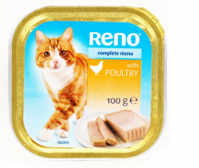Hrana umeda pentru pisici Reno Cat pui 100 g