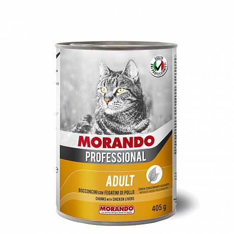 Conserve/hrana umeda pentru pisici/Ficat de gaina PROFESSIONAL FEGATINI DI POLLO 405g