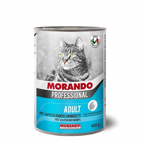 Conserve/hrana umeda pentru pisici/Pate de peste si crevete MIGLIOR GATTO 405g