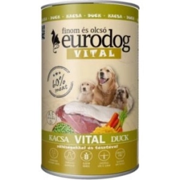 EURODOG  VITAL conserve pentru câini 60 % 1240gr. rata