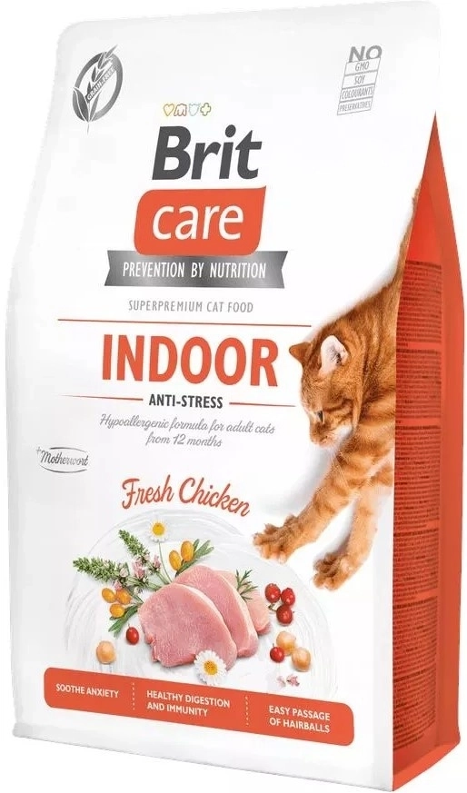 Сухой корм для кошек Brit Care Grain Free Indoor Antistress 7kg