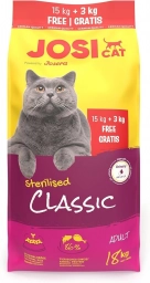 JosiCat Sterilised Classic 15+3 kg
